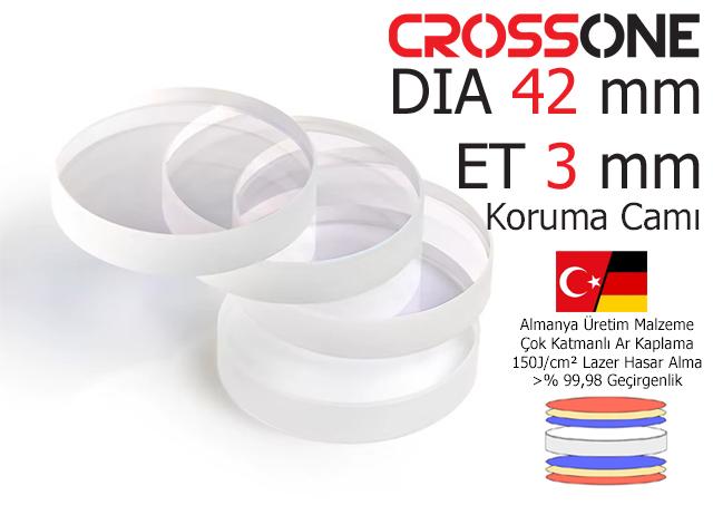 DIA42 mm ET3 mm 42x3 Koruma Camı